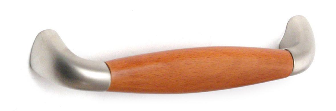 MANIGLIA IN LEGNO 128MM NOCE