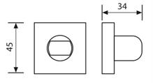 CHIUSURA PRIVACY ROSETTA QUADRATA 45 CROMSAT